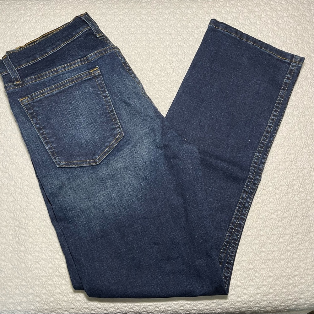 Straight Blue Jeans
